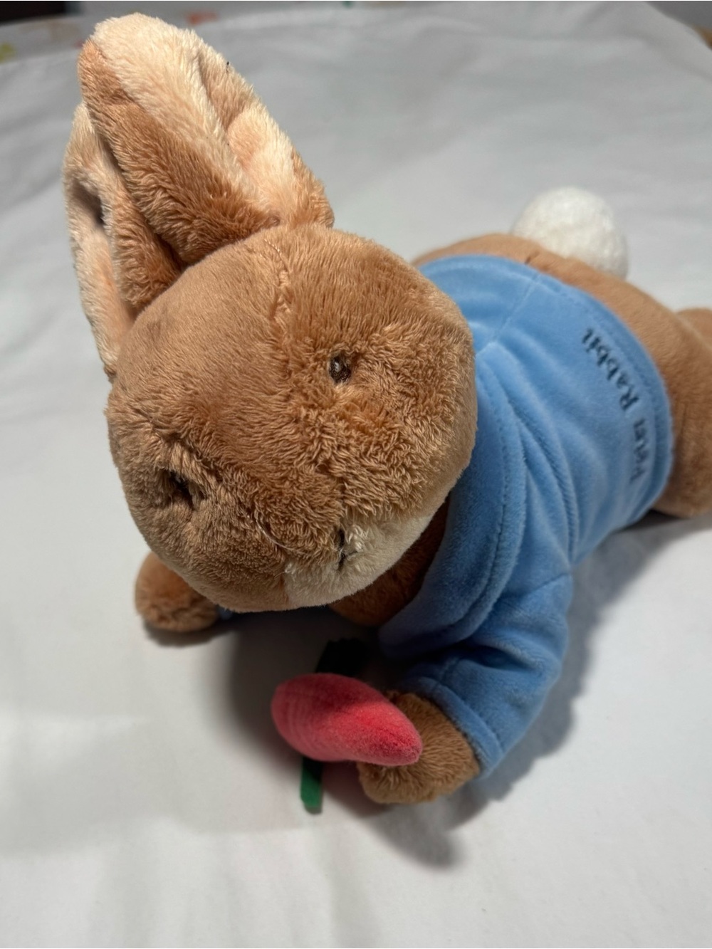 Peter Rabbit Beatrix Potter plush music Lullaby head turns 2005 Gund World